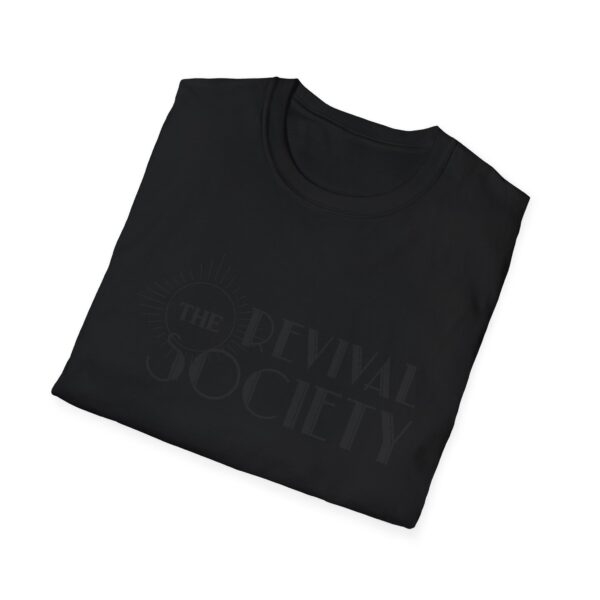 The Revival Society logo (black on black t-shirts) - Image 4