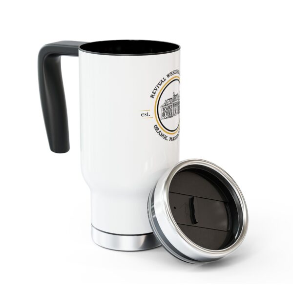 Stainless Steel Travel Mug with Handle, 14oz - Image 5