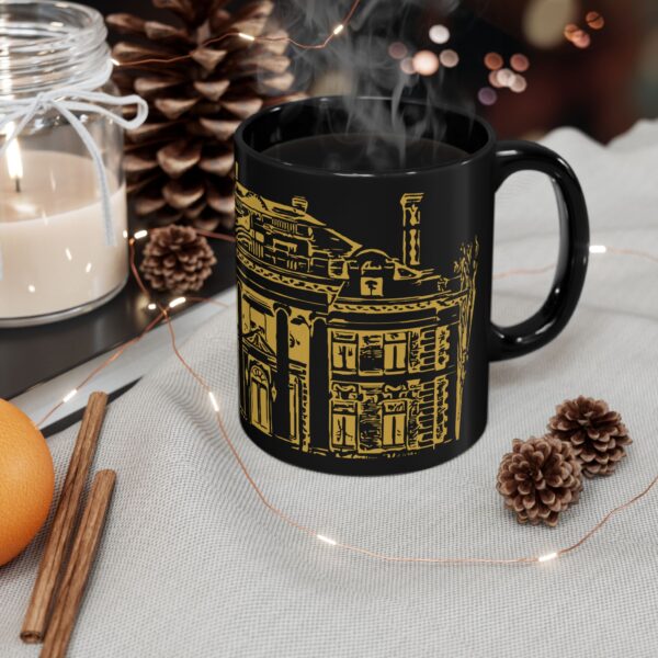 11oz Black Mug - Image 4
