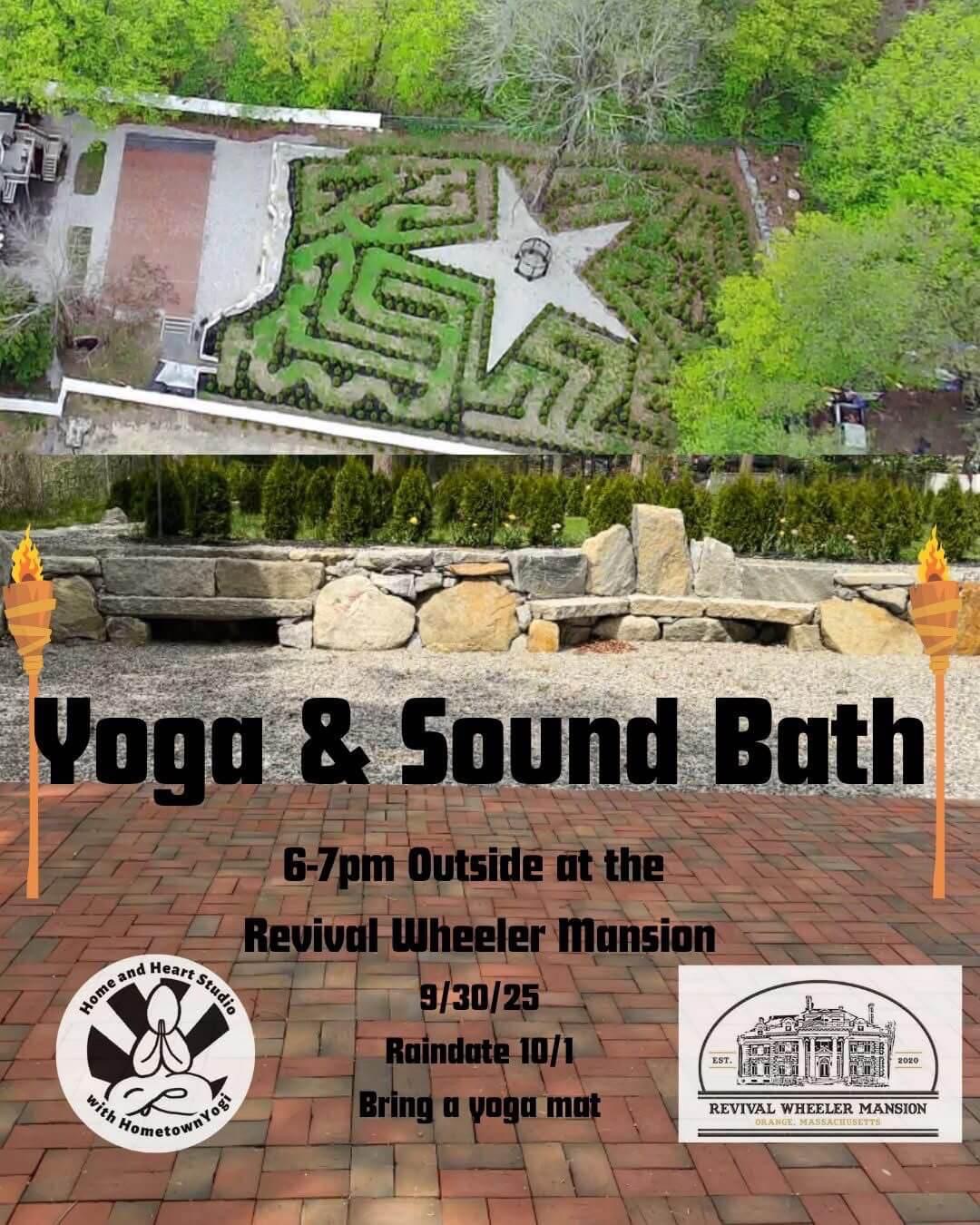 Yoga and Sound Bath Yoga and Sound Bath